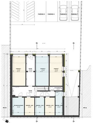 **Gesloten garagebox**Garagebox 1HOP: 2m02HOB: 1m90Breedte: 2m80Diepte: 6m41Garagebox 2HOP: 2m02HOB: 1m90Breedte: 2m86Diepte: 6m41Garagebox 3HOP:...