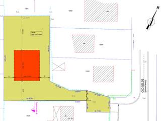 Rustig gelegen achterperceel bouwgrond voor laagbouwwoning, 1.143m² en 22,5m breed op de bouwlijn, in doodlopende straat nabij het dorp van...