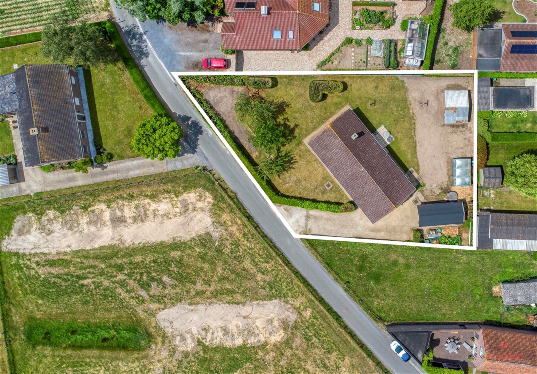 Open bebouwing op rustige locatie in Poesele - foto 5