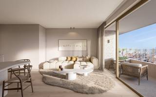 Residentie Edgar Degas verrijst op de hoek van de Markt en de Meeuwenlaan in De Panne, op een locatie die rust en bereikbaarheid combineert. Dankzij de centrale ligging bevinden winkels, horeca en openbaar vervoer zich op wandelafstand, terwijl de drukte van het centrum net buiten beeld blijft. Een ideale uitvalsbasis voor wie centraal wil wonen zonder in te boeten op woonkwaliteit.<br /><br />Dit  appartement op de 6de verdieping met terras maakt deel uit van een residentie met 28 wooneenheden, telkens afgewerkt met duurzame en onderhoudsvriendelijke materialen. Elke unit beschikt over vloerverwarming via geothermie, dit systeem benut aardwarmte voor verwarming in de winter én passieve koeling in de zomer. Het ventilatiesysteem D draagt bij aan een aangenaam en energiezuinig binnenklimaat.<br /><br />Indeling: inkomhal met plaats voor vestiaire | leefruimte met open keuken en toegang tot zonneterras | aanpalende berging met voorziening voor wasmachine | badkamer met inloopdouche en lavabo in meubel | twee slaapkamers met toegang tot terras achteraan | afzonderlijk toilet. <br /><br />Er is een private kelder en een gemeenschappelijke fietsenberging voorzien. Mogelijkheid tot aankoop van een ondergrondse parkeerplaats.<br /><br />Rustig wonen, pal in het centrum van De Panne? Contacteer ons snel voor een afspraak of een bezoek aan het modelappartement.