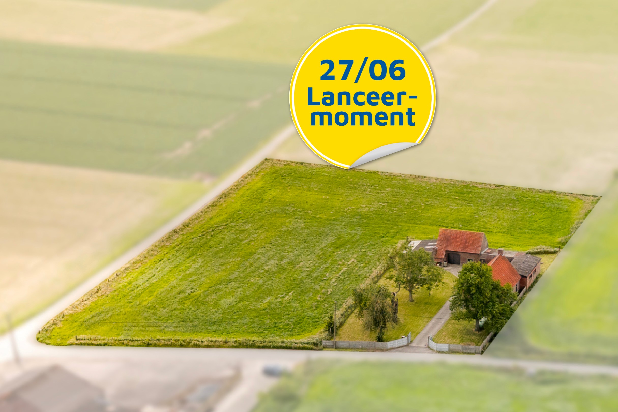 Unieke landelijke woning met 7.215 m² grond te koop in Tielt – Sloop & heropbouw mogelijk - foto 1