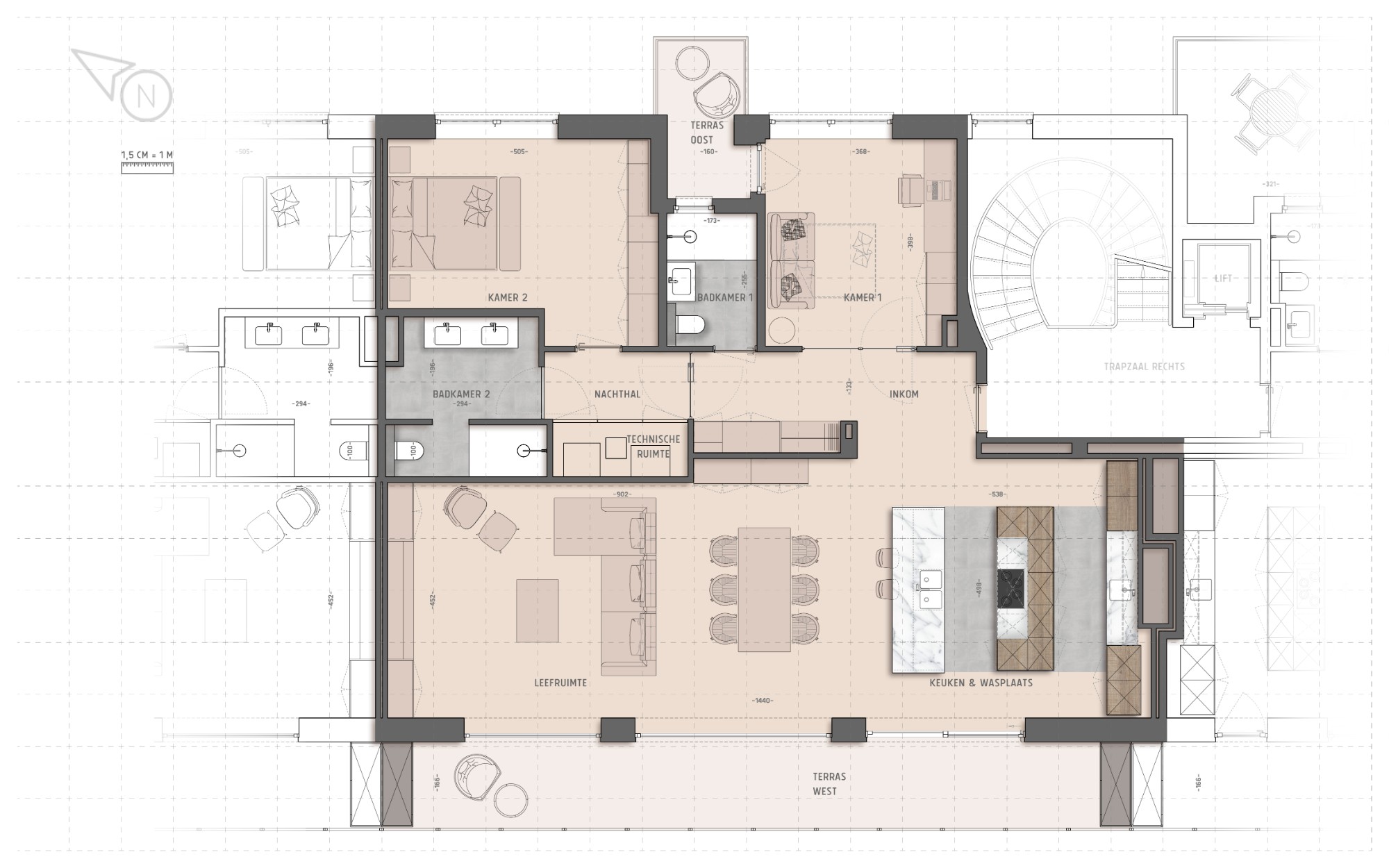 Appartement à vendre à Saint-Nicolas avec 2 chambres - photo 3
