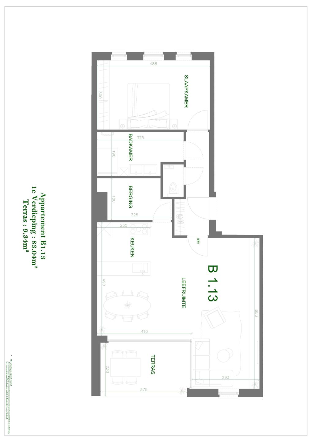 Mechelen 1ste verdieping - appartement B1.13 - foto 5