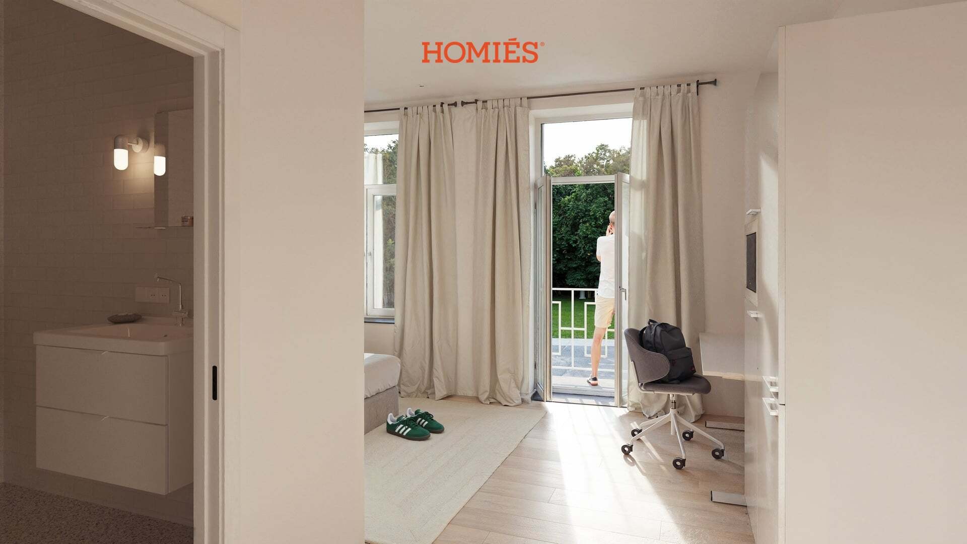 Compact comfort met eigen terras: energiezuinige studentenkamer in Trivest - foto 1