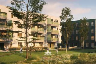 Dit appartement op de derde verdieping heeft een bewoonbare oppervlakte van 95,6 m² en beschikt over een lichtrijke eet- en leefruimte, een...