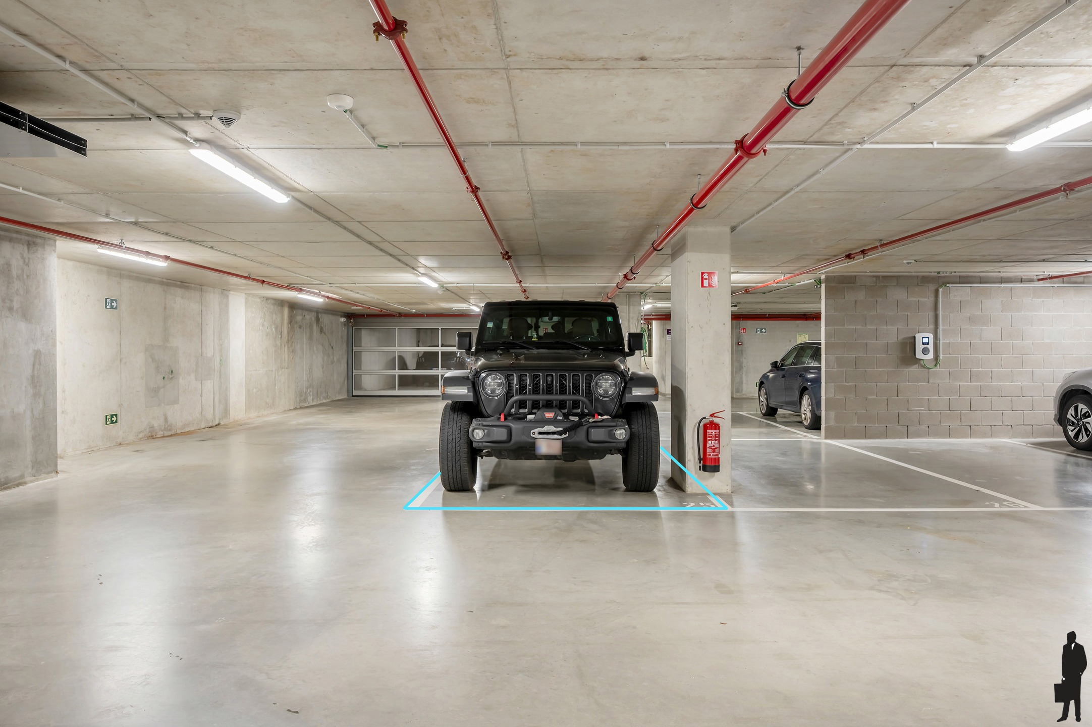 Ruime staanplaats op toplocatie.