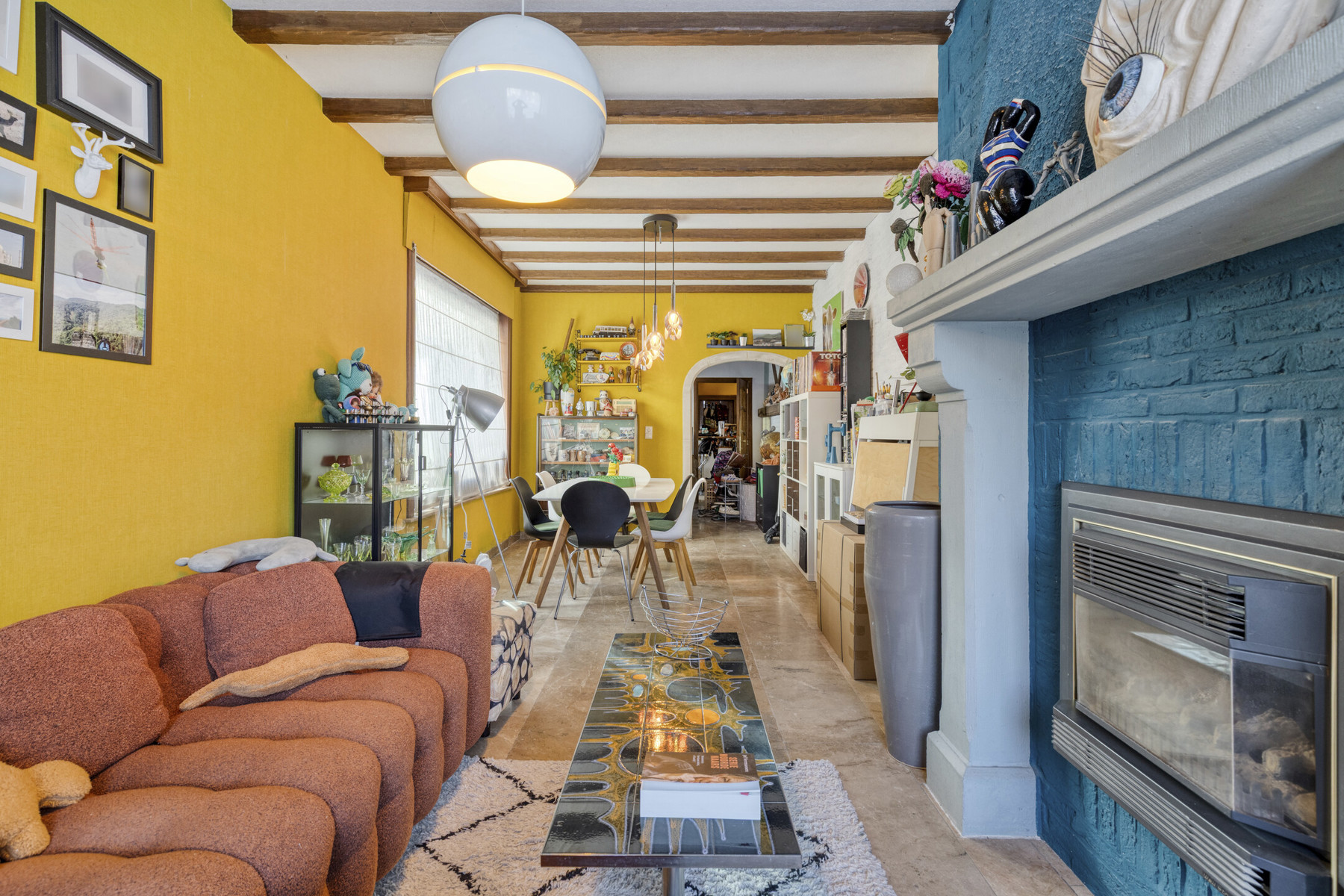 Karaktervolle hoekwoning met 2 slpks, garage & dakterras - foto 4
