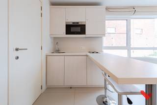 VOOR DE SNELLE BESLISSERS!<br />ACADEMIEJAAR 2026-2027<br /><br />Welkom in deze ruime studentenstudio gelegen in hartje Leuven!<br />Deze ruime studio beschikt over een geïnstalleerde kitchenette, eigen sanitair en een geïnstalleerd meubel met opklapbaarbed.<br />Dankzij de grote raampartijen kan u tevens genieten van aangenaam natuurlijk daglicht.<br /><br />Deze fraai gerenoveerde studentenresidentie huisvest een 60-tal leuke en lichtrijke studio's.<br />Achteraan het gebouw is er een afgesloten gemeenschappelijke fietsenstalling.<br />De residentie is in een heel rustige buurt gelegen, vlot bereikbaar via afrit autostrade, voor het openbaar vervoer en richting stadscentrum. Ook van hieruit vlotte verbinding naar campussen en in het bijzonder Sportkot, GHB, Heverlee.<br /><br />Deze studio is enkel beschikbaar voor studenten en met onmiddelijke intrede.<br /><br />Huurprijs: €650 + €50 provisie nutsvoorzieningen.