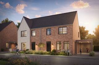 Droomt u van een energiezuinige woning op een rustige en kindvriendelijke locatie, vlak bij het centrum van Beernem?<br />In een nieuw aangelegde woonstraat realiseert Hectaar een kleinschalig project van hedendaagse nieuwbouwwoningen, ontworpen met oog voor kwaliteit, comfort en duurzaamheid.<br />Elke woning wordt gebouwd met hoogwaardige materialen en uitgerust met energiezuinige technieken, zodat u jarenlang zorgeloos kunt genieten van uw nieuwe thuis.<br /><br />Bovendien krijgt u als koper volledige inspraak in de afwerking en inrichting, in samenwerking met onze ervaren partnerleveranciers. Zo creëert u een woning die helemaal bij uw stijl en budget past!<br /><br /><strong>Indeling van de woning</strong><br />Gelijkvloers: ruime inkomhal met gastentoilet - lichtrijke en open leefruimte met een mooie connectie naar de tuin - open keuken, perfect voor gezellige kookmomenten - praktische bergingruimte. <br />Verdieping: 3 ruime en lichtrijke slaapkamers - volledig uitgeruste badkamer met ligbad, inloopdouche, dubbele wastafel en toilet<br />Zolder: Ruime, praktische zolderruimte (toegankelijk via zolderluik). <br /><br /><br /><strong>Troeven van dit project</strong>
<ul>
<li>Energiezuinig wonen dankzij warmtepomp (lucht/water) en vloerverwarming op het gelijkvloers</li>
<li>Zonnepanelen mogelijk, voor extra lage energiekosten</li>
<li>Twee ruime publieke groenzones – perfect voor ontspanning, spelen of samenkomen met buren</li>
<li>Lichtrijke, open leefruimtes met optimaal contact met de tuin</li>
<li>Regenwaterput van 7.500 liter aangesloten op toiletten, buitenkraan en wasmachine</li>
<li>Mogelijkheid tot plaatsen van een carport met berging</li>
<li>Groene, rustige omgeving én toch vlakbij winkels, scholen en openbaar vervoer</li>
</ul>
<strong>Interesse?</strong><br />Neem snel contact met ons op voor meer info of een afspraak.