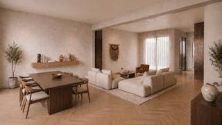 Op een gunstige locatie aan de Ankerrui, vlak bij het bruisende centrum van Antwerpen, wordt dit 1-slaapkamerappartement van maar liefst 93 m² stijlvol en high-end afgewerkt. Winkels, horeca, openbaar vervoer en het historische stadscentrum bevinden zich op wandelafstand.<br /><br />De ruime en lichtrijke woonkamer sluit mooi aan op de moderne open keuken en biedt toegang tot het aangename terras van ca. 10 m². Verder beschikt het appartement over een ruime slaapkamer, moderne badkamer, apart toilet en praktische berging.<br /><br />Ook op energetisch vlak werd aan de toekomst gedacht: het appartement wordt voorzien van 3 zonnepanelen (1.500 kWh). Een kelderberging is verplicht mee aan te kopen (prijzen vanaf 8250 euro). Optioneel is er een dubbele garage voor 67.500 euro aan te kopen.<br /><br />TROEVEN<br /><br />Ruime bewoonbare oppervlakte van ca. 93 m²<br /><br />High-end afwerking<br /><br />Terras van ca. 10 m²<br /><br />Open keuken en lichtrijke woonkamer<br /><br />3 zonnepanelen (1.500 Wp)<br /><br />Centrale ligging in Antwerpen<br /><br />Winkels, horeca en openbaar vervoer vlakbij<br /><br />Een ruim, energiezuinig en hoogwaardig afgewerkt appartement op een uitstekende Antwerpse locatie. Lijkt deze eigendom ideaal voor u? Neem dan contact op via 03 360 85 30.