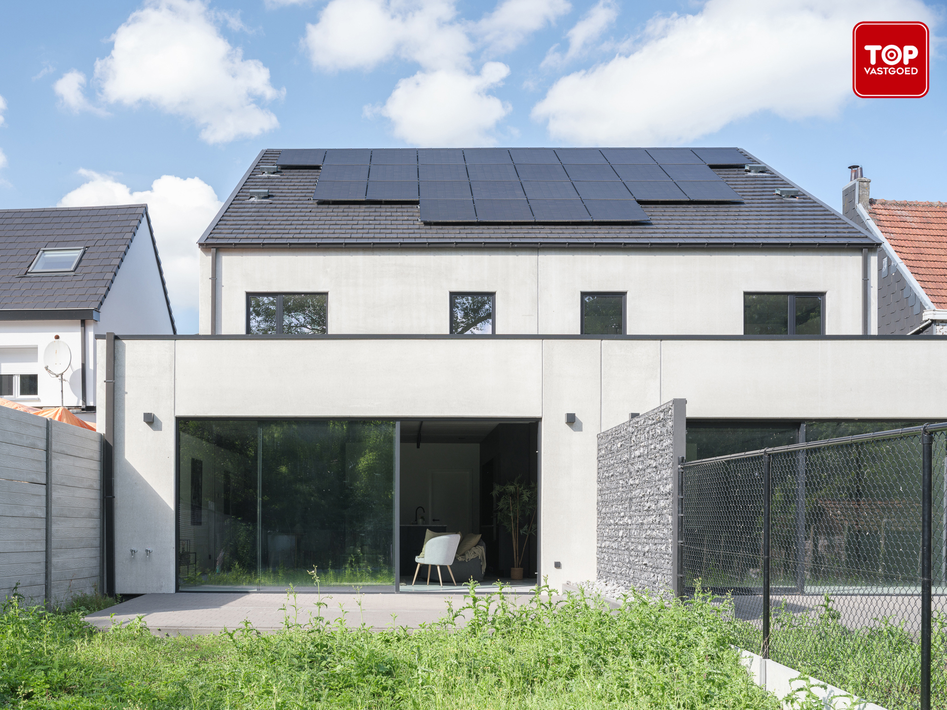 Energiezuinige (A+) designwoning met 3 slaapkamers, zonnige tuin en luxueuze betonafwerking in Vlierzele - foto 5