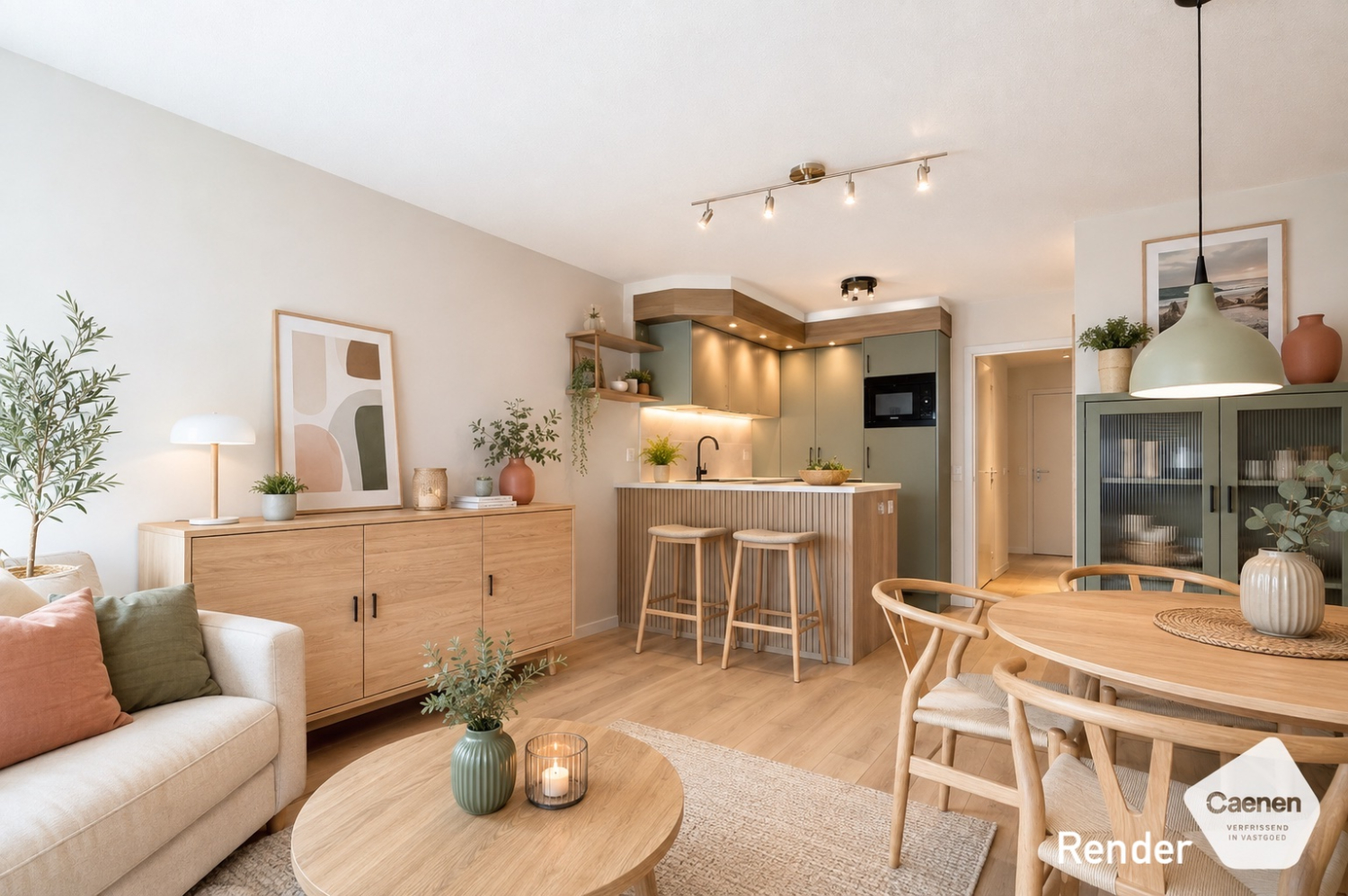 Centraal gelegen appartement met 1 slaapkamer + slaaphoek - foto 5