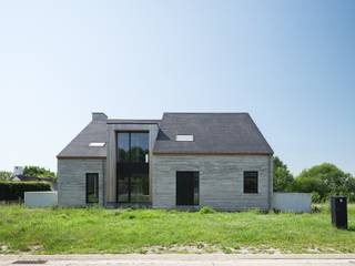Architecturale casco-nieuwbouw bestaande uit een uitzonderlijke stapelwoning met onderliggende garage en adembenemende zichten over de...