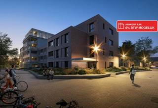 <p><span>Nobile is leven, genieten en wonen... in het hart van Puurs...</span></p><p><span>Een klassevolle wooncompositie met een groen hart. Het project omvat 9 verschillende, karakteristieke bouwvolumes met elk een eigen visuele identiteit, van riante luxe-doorzonappartementen tot compacte hoekappartementen en alles daartussenin. Nobile staat voor weelderige keuzevrijheid. Wat je voorkeuren en budget ook zijn: jouw droomwoning zit hier gegarandeerd tussen. </span></p><p><span> De centrale ligging aan de rand van het centrum van Puurs, de vlotte bereikbaarheid en nabijheid van het station vormen een grote troef.</span></p><p><span> </span></p><p><span>Nobile staat voor duurzaam wonen:  warmtepompen met vloerverwarming, ventilatie type D, zonne-energie voor de gemene delen, ...  maken jouw woning bijna-energieneutraal (BEN).</span></p><p><span> </span></p><p><span>De collectieve binnentuin met serre ingericht als tuinpaviljoen is het centrale pronkstuk en vormt het perfecte decor voor een zomerse picknick met vrienden of babbel met je buren. </span></p><p><span>Parkeren kan in de ondergrondse parkeergarage.</span></p><p><span> </span></p><p><span>Dit ruime appartement met 2 slaapkamers bevindt zich op de tweede/bovenste verdieping in de residentie "Dolce"" en heeft een vloeroppervlakte van 104m².</span></p><p><span>Indeling: aangename en ruime leefruimte met open ingerichte keuken /  berging/ nachthal / 2 slaapkamers (13,5m² en 8,7m²) / badkamer /toilet/ technische berging / leuk terras met zicht op de binnentuin (10m²) </span></p><p><span> </span></p><p><span>Geef jouw  appartement een persoonlijke touch en kies de afwerking van vloeren, keuken en badkamer volgens de bepalingen voorzien in het lastenboek.</span></p><p><span> </span></p><p><span>Prijs excl. btw en registratierechten, aansluitingskosten nutsvoorzieningen.</span></p><p><span> </span></p>