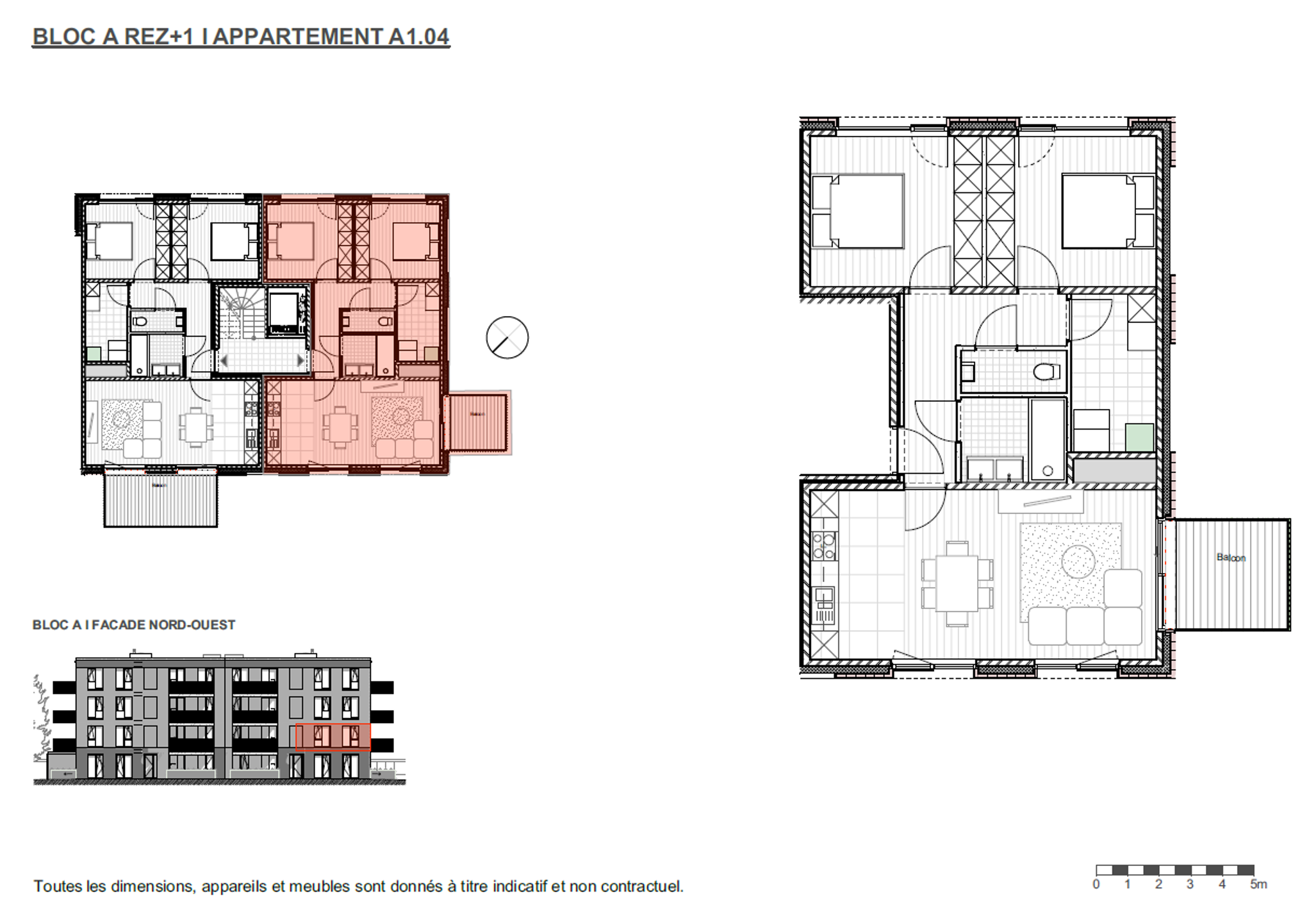 Appartement à vendre à Mons avec 2 chambres - photo 4