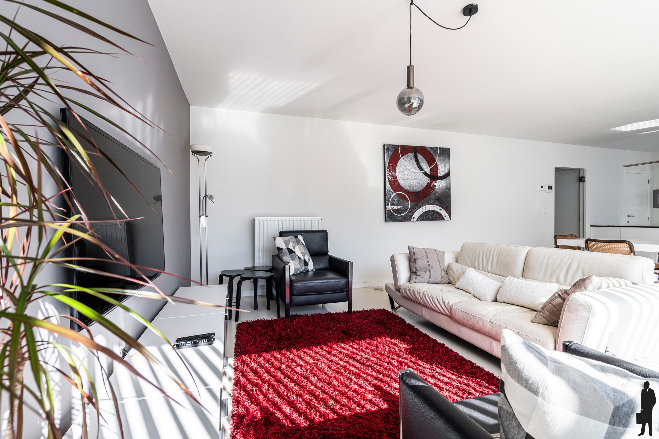 Gemeubeld gelijkvloers appartement met 2 slpks en tuin - foto 4