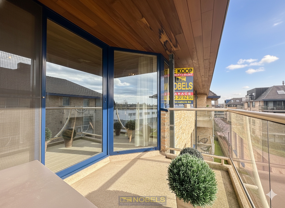 Te koop, ruim, knap afgewerkt 3-slaapkamerappartement met 2 terrassen en garage te Oudenaarde - foto 5