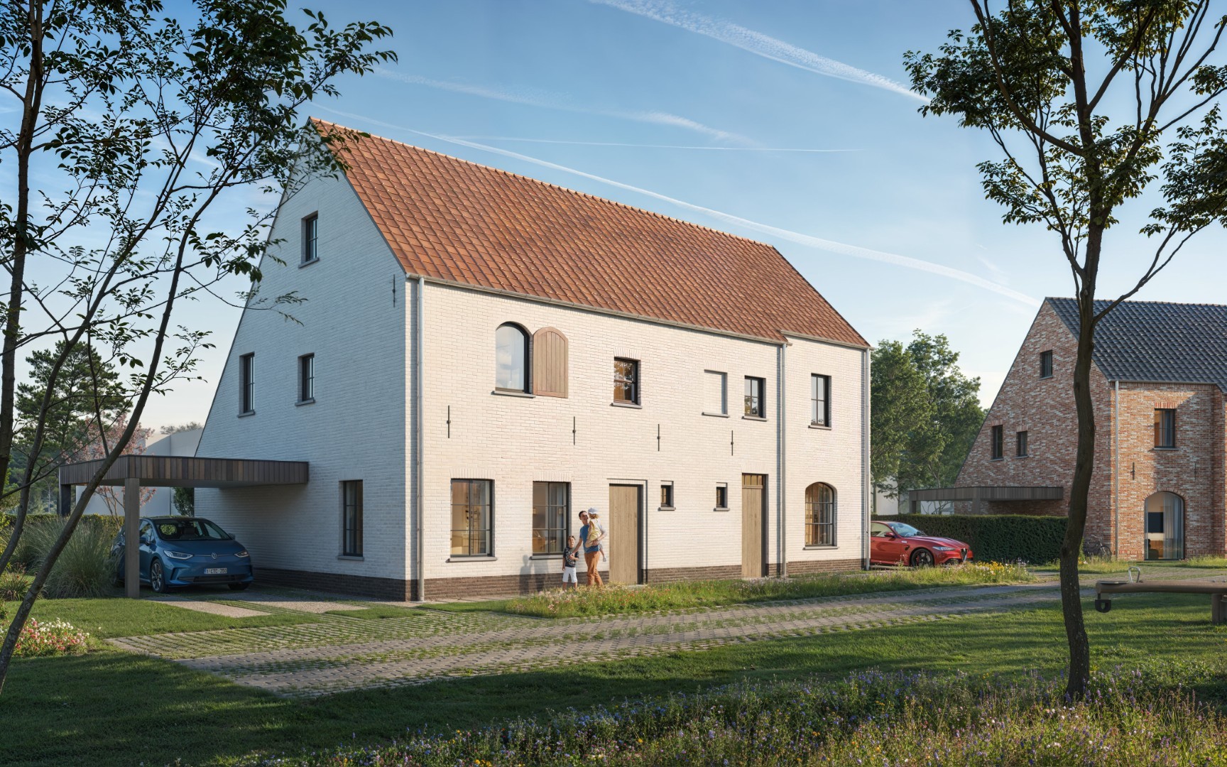 Energiezuinige halfopen bebouwing met zongerichte tuin - foto 1