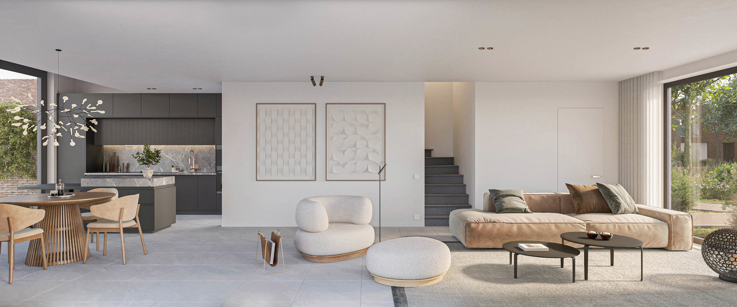 12 doorzonwoningen op een centrale maar zeer rustige locatie - foto 1