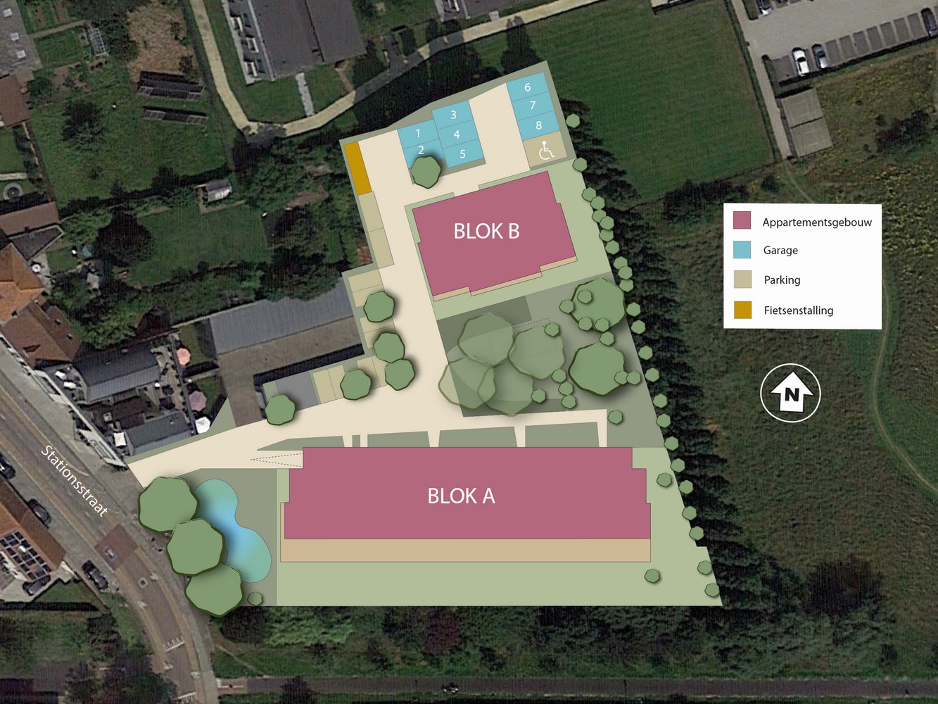 2 kamerappartement op gelijkvloers met privétuin - foto 4