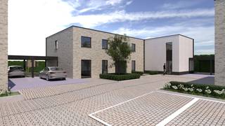 Moderne afgewerkte BEN-woning op een perceel van 1are 69ca in een nieuwe verkaveling achter een nieuw project Louah langs de Grote Steenweg 59 te Zoutleeuw.<br />Deze woning is een gesloten bebouwing en is als volgt ingedeeld. Op het gelijkvloers is er een inkomhal met trap naar verdieping, toilet, woonkamer opgedeeld in zithoek en eethoek, open ingerichte keuken, berging en inpandige garage. Op de verdieping zijn er 3 slaapkamers waarvan 1 met dressingruimte, badkamer met ligbad, toilet, enkele lavabo en een berging. Naast de woning is er een carport. Terras en tuin zijn toegankelijk via een schuifraam in de woonkamer.<br />Vloer, keuken, badkamer deuren worden door architect en promotor gekozen en geïnstalleerd. <br />Op de verkaveling werd de woning op lot 5 ingericht als modelwoning en u kan deze komen bezichtigen op één van volgende kijkmomenten: <strong><span>zaterdag 20 juni van 11u tot 17u of woensdag 24 juni van 14u tot 19u. </span></strong>