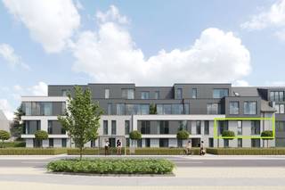 Appartement 98m² met 2 slaapkamers en privatief terras gelegen in een nieuw project op een toplocatie in het hartje van Schilde.Dit project zal...