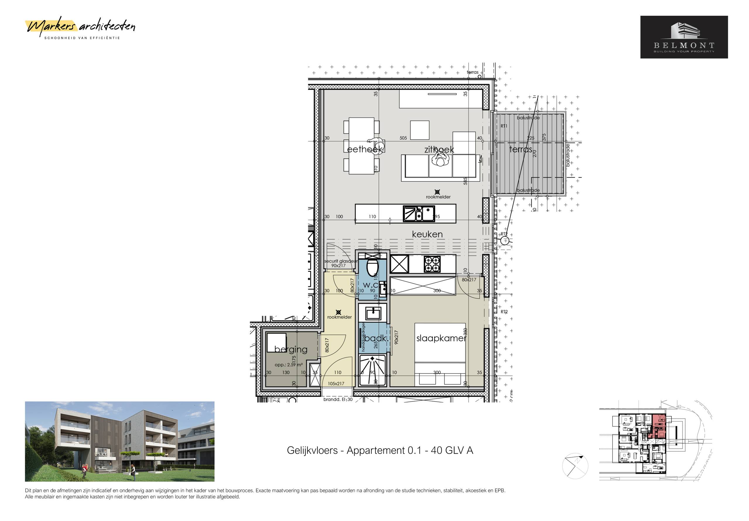 Appartement à vendre à Ypres avec 1 chambre - photo 3