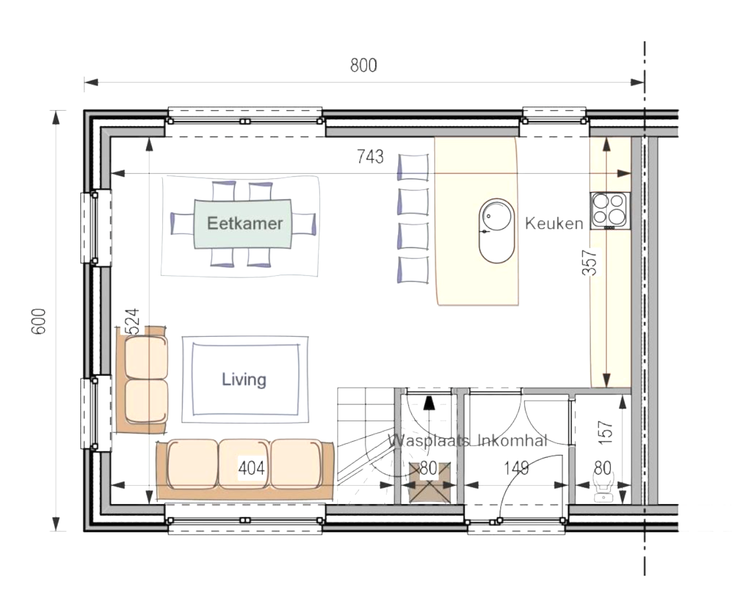 Nieuw te bouwen woning in centrum Roosdaal - foto 4