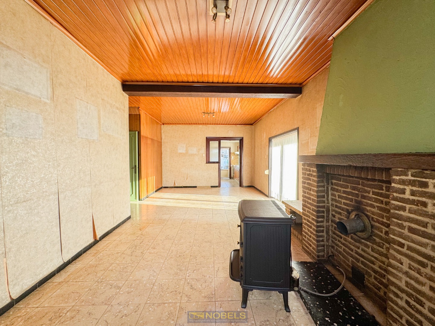 Te koop, Te renoveren halfopen bebouwing met diepe tuin op rustige ligging te Oudenaarde! - foto 4