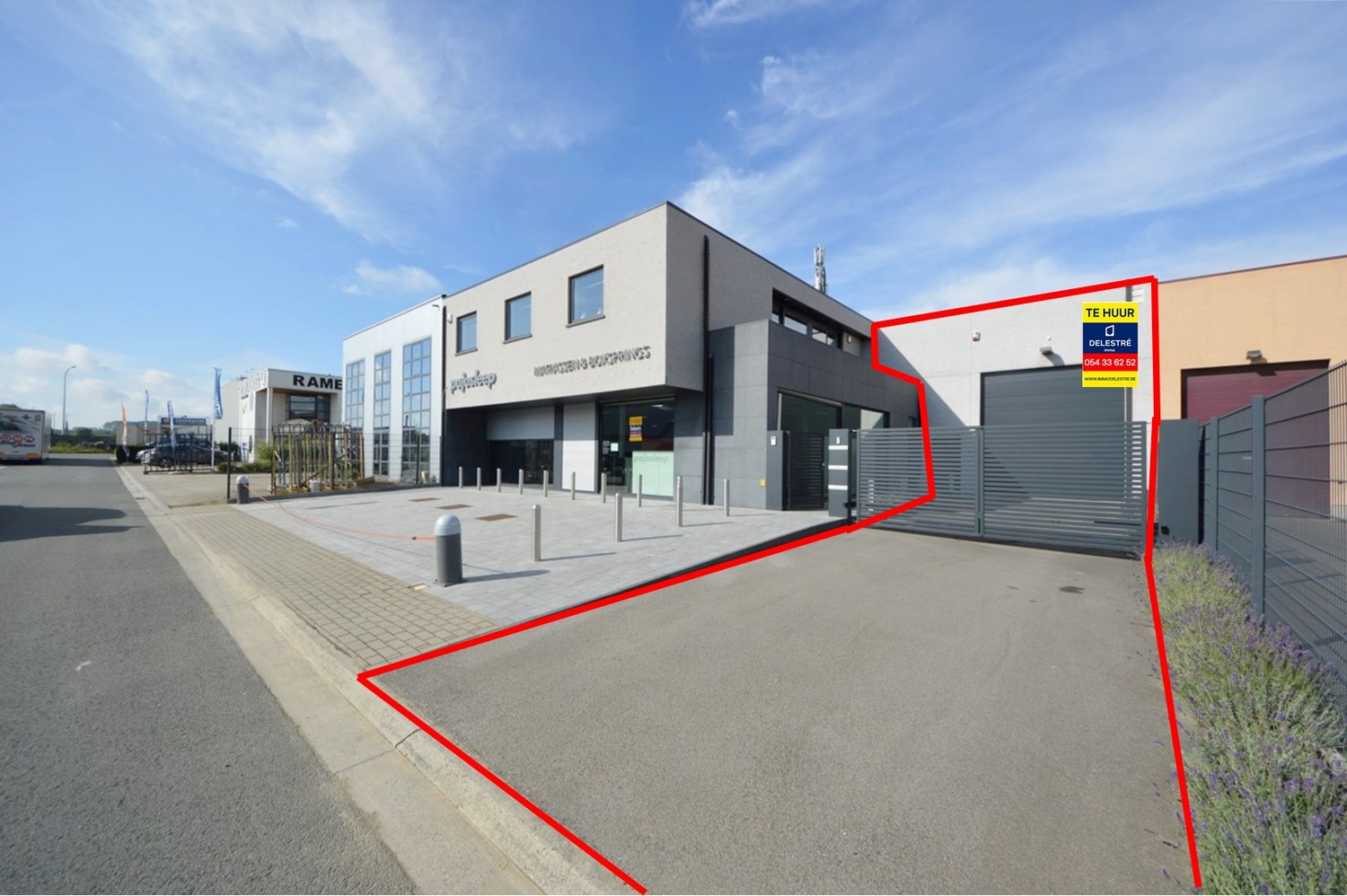 COMPLEET INSTAPKLAAR MAGAZIJN MET BUREEL 400 M2 EN PARKING - foto 1