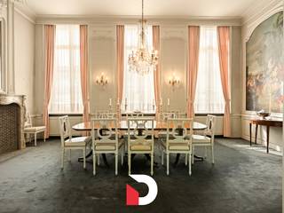 Ontdek dit zeldzaam en subliem gelegen burgerhuis in 'laatclassicistische' stijl met achterliggend diephuis uitkomend in de Jan...