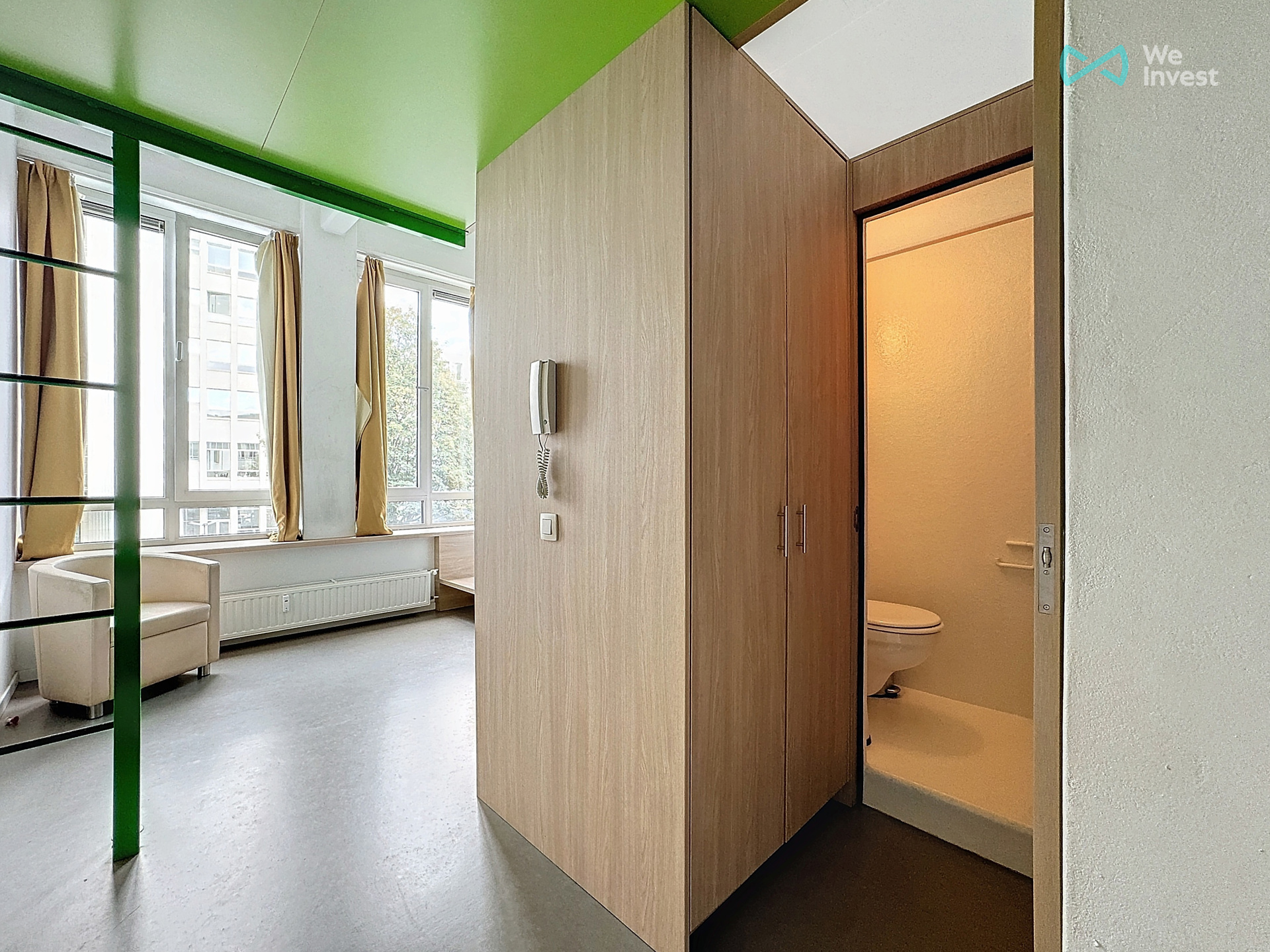 Studentenkamer in een rustige straat met groen kotlabel  - foto 4