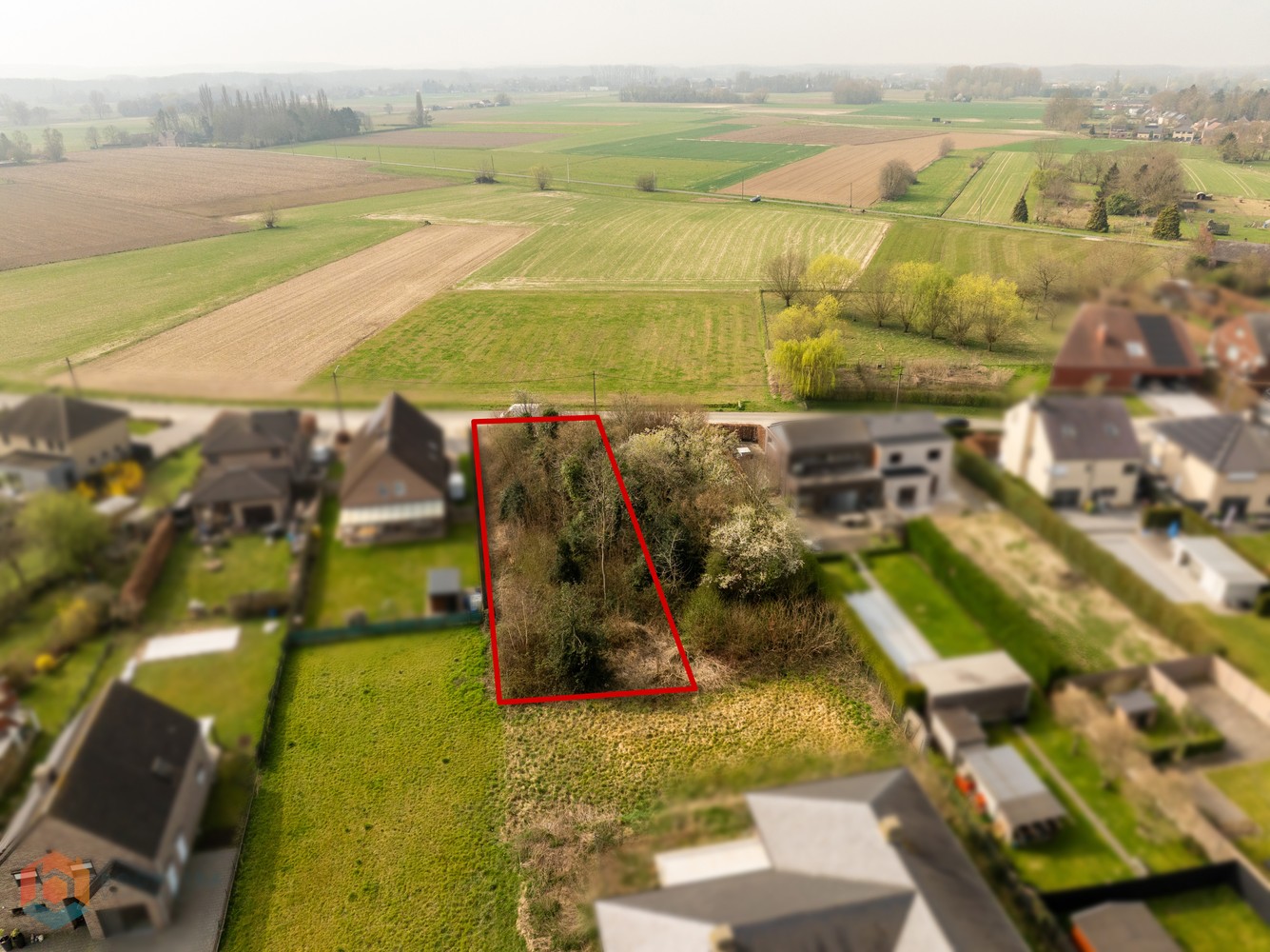Bouwgrond van 671 m² voor halfopen bebouwing te Tildonk - foto 5