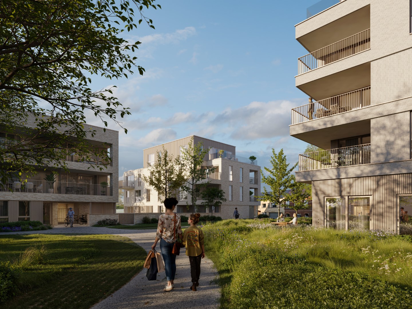 Duurzaam nieuwbouwappartement met 2 slaapkamers en terras op de 1ste verdieping, in Project De Kloostertuin - foto 1