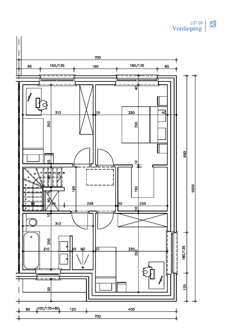 Gits (Hooglede), Middenstr-Tillostr-V.Maerlantstr - Fase 1: Lot 09 - foto 5