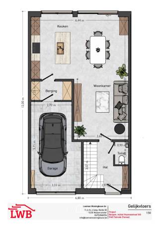 In het rustige en groene Tielrode wordt deze gesloten bebouwing gerealiseerd, een nieuwbouwproject dat nog volledig vorm kan krijgen naar uw...