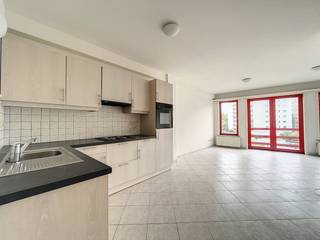 Schaerbeek: Close to Josaphat Park and in a small building, there is a spacious apartment of ±60m² on the 4th floor with a 30m² living room and...