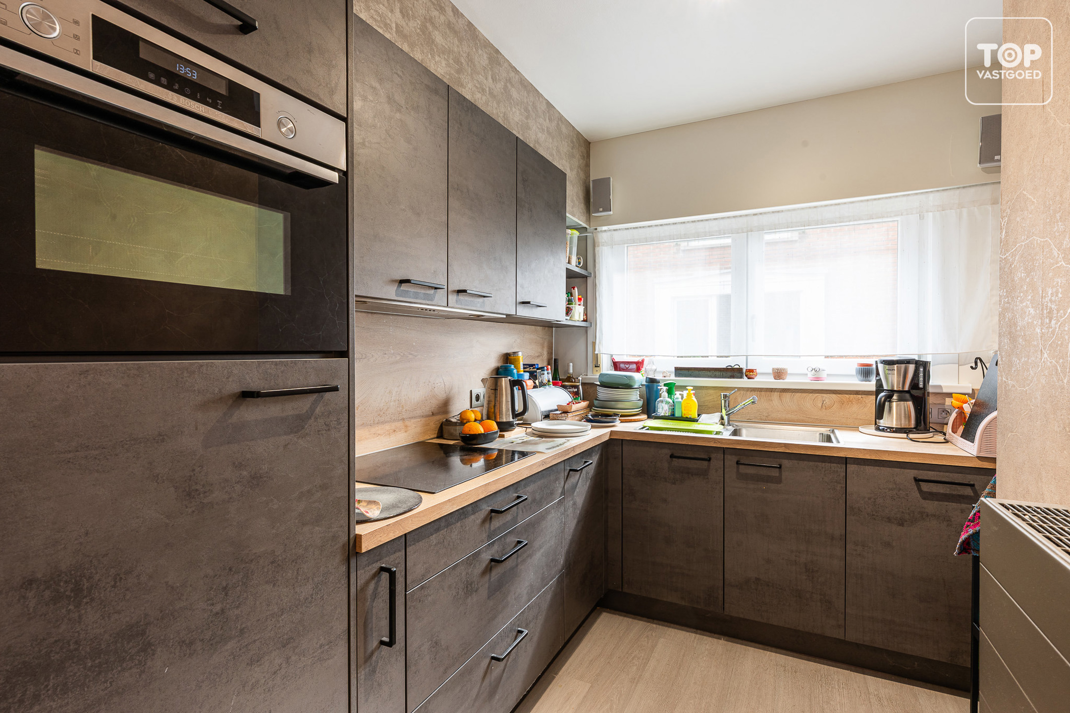 Gelijkvloers appartement met twee slaapkamers, tuin en garage - foto 5