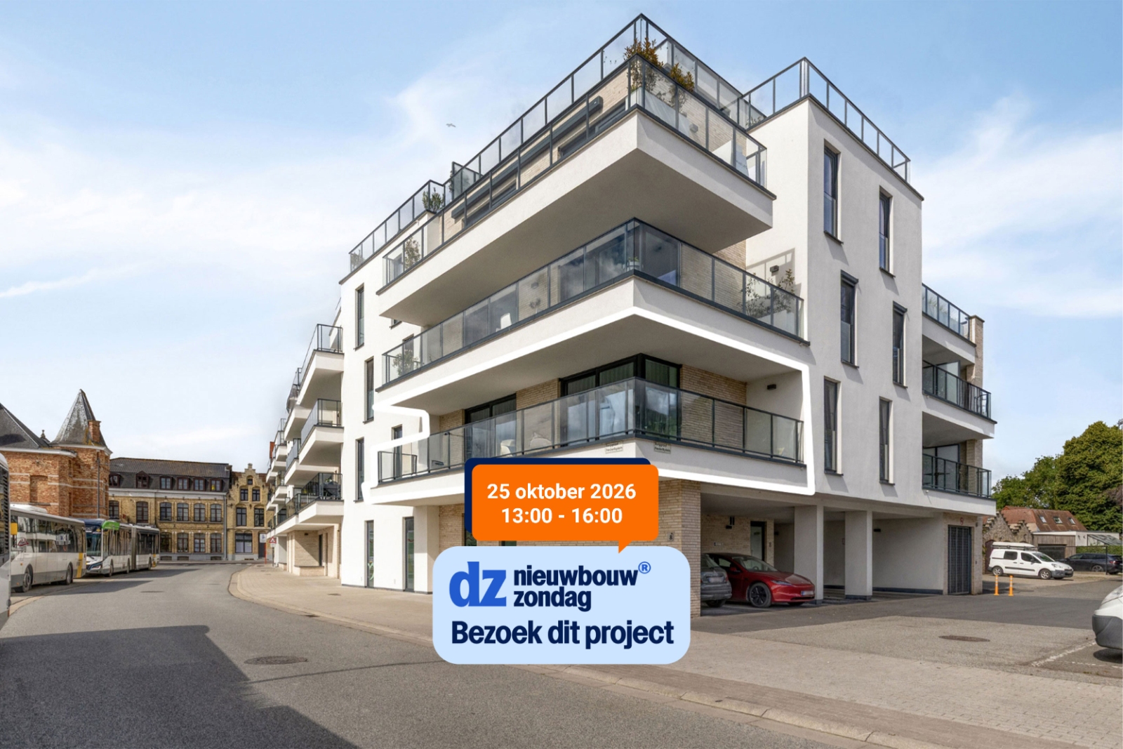 Ruim appartement met 2 slaapkamers en royaal zonneterras in hartje Diksmuide - foto 1