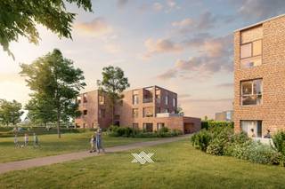 Dit appartement is ingedeeld als volgt: een inkomhal met vestiaire, gastentoilet en keuken gevolgd door een leefruimte met zit- en eetkamer uitgevend op het zonneterras. Centraal werd een praktische berging voorzien. De slaapkamer heeft een en-suite badkamer met inloopdouche en lavabo. <br /><br />Het appartement is gelegen in Seir, een uitzonderlijke ontwikkeling waar comfort, gemeenschapsgevoel en hedendaags wonen samenkomen, gelegen op een boogscheut van de Kerktoren van Ten Ede, tussen Heusden en Wetteren. Dankzij tal van gedeelde voorzieningen met een zwemvijver, binnenzwembad, kampvuurplaats, sauna, moestuin en buurthuis geniet je van heel wat luxe zonder overdreven kosten. Seir staat voor ‘ontmoeten zonder moeten’ en biedt 22 woningen en 11 appartementen, afgestemd op een brede diversiteit aan bewoners. Het concept richt zich op mensen die houden van sociaal contact en engagement, zonder daarbij in te boeten aan privacy, rust en comfort. <br /><br />Dankzij een beoveld met geothermische warmtepompen, vloerverwarming én -koeling, fotovoltaïsche panelen en ventilatiesysteem D wordt Seir een BEN-project met alle nieuwste technieken voor een future-proof investering.<br /><br />Verlaagd btw-tarief van 6% mogelijk, zowel voor eigen bewoners (enige woning) als voor investeerders (15 jaar verhuur). Ontdek je graag het volledige aanbod van Seir? Van harte welkom voor een individuele presentatie bij Landbergh in Gentbrugge.