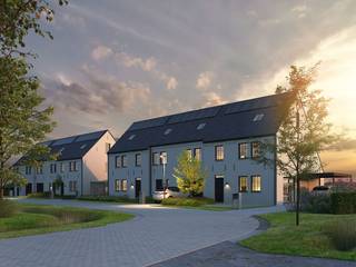 In deze nieuwe doodlopende verkaveling 'Biezenhof' te Beervelde realiseren we 13 uiterst energiezuinige woningen in een landelijke stijl.<br />Deze woning op lot 1 wordt gebouwd op een mooi perceel van 360m².<br /><br />Voor meer info bel naar het gratis nummer 0800/62 732 of mail naar info@durabrik.be<br /><br />GLVLS: inkom, ruimte voor vestiaire, wc, ruime living met ingerichte keuken met eiland en grote garage. De mooie raampartij in achtergevel zorgt voor veel lichtinval.<br />1ste VERD.: drie ruime slpks, wc, badk. met ligbad, douche en badmeubel met dubbele lavabo en bureauruimte op de overloop.<br />ZOLDER: vaste trap voorzien naar een aparte berging en gechapte zolderkamer met 2 dakvlakramen welke optioneel kan afgewerkt worden naar een ruime 4de slaapkamer.<br />Voor de afwerking kan je rekenen op de begeleiding én expertise van ons team en onze partners.<br />BEN-woning (E-peil 5!) dankzij het doorgedreven isolatiepakket, warmtepomp met vloerverwarming, ventilatiesysteem D en 12 (= 4680 wp) zonnepanelen. Samen met de regenwaterput van 10.000L voldoet deze woning dus aan alle normen voor de toekomst en bespaar je op je woonkost. De prijs is excl. btw en kosten.<br />Download de brochure op onze website https://durabrik.immo/beervelde-biezenhof<br /><br />* Afbeeldingen en oppervlaktes zijn indicatief.