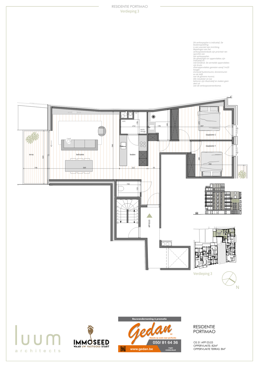 Appartement te koop in Oostende met 2 slaapkamers - foto 2