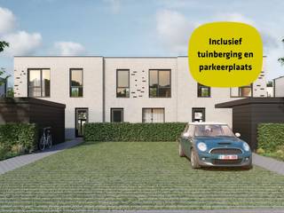 In dit nieuw woonproject gelegen aan de Koekoekstraat starten we de 2de fase met 6 nieuwe woningen.<br />Er is de nodige aandacht geschonken aan de architectuur om één harmonieus geheel te vormen met de eerste fase en appartementen rond het groene binnenplein.<br />Deze woning op lot 12 is een gelegen<span> </span>op een zuidwest gericht perceel van<span> 186m².</span><br /><strong>GLVL:</strong> inkom met ruimte voor vestiaire, wc. Vanuit de living met mogelijkheid voor bureauhoek heb je een splitlevel naar een zeer lichtrijke volledig ingerichte keuken met eiland en eetkamer. De grote raampartij en hoge plafonds zorgen voor unieke beleving met zicht op de tuin.<br /><strong>1Ste VERD</strong>: drie<span> slpks,wc, badkamer ingericht met ligbad, douche en badmeubel met dubbele lavabo </span>en berging.<br />De woning beschikt over een aangelegde parkeerplaats voor de deur. We voorzien vooraan een tuinberging per woning en een fietsenstalling. De woning kan achteraan ontsloten worden via een tuinpoortje.<br /><br /><strong>De interieurafwerking van uw woning gebeurt volledig volgens uw wensen.</strong><strong> </strong>Reken hiervoor op begeleiding, ondersteuning én expertise van ons team en partners. Energiezuinige woning (=A+ Label!) dankzij het doorgedreven isolatiepakket, vloerverwarming (+ koeling), ventilatiesysteem D en pakket zonnepanelen. Samen met de regenwaterput van 10.000L voldoet deze woning aan alle normen voor de toekomst.<br />De prijs is excl. btw en kosten. Download de brochure op https://durabrik.immo/nijlen-zavelweg<br />Heb je vragen? Contacteer dan je bouwadviseur via 09 280 60 60 of mail naar info@durabrik.be.<br />Plan je bezoek aan onze <span>kijkwoning ter plaatse </span>: https://www.durabrik.be/nl/kijkwoningen/nijlen-zavelweg<br /><br />* Afbeeldingen zijn indicatief