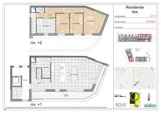 Rés. Ilex Appartement A 1.3 - ACTION PRINTEMPS : budget de finition supplémentaire de 17.500,- € TVAC.Rés. Ilex Appartement A 1.3, situé au premier...