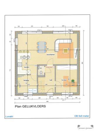 <p><span>A newly built 3-bedroom home in a quiet location on a 587 m² lot.</span><span> </span></p><p><span>This new home, which is yet to be built, has a living area of 173 m². <br />The finish is still to be discussed and can range from weatherproof to fully turnkey. <br />The price listed here is for a finished property. </span></p><p><span>Ground floor</span><span>: (entirely tiled with ceramic tiles) <br />8 m² entry hall. <br />Spacious 31 m² living room. <br />8.5 m² open-concept kitchen. <br />Storage/laundry room of 5.5 m². <br />Office of 8.5 m². <br />Bathroom of 5 m² with shower and toilet. </span></p><p><span>1st floor</span><span>: <br />Hallway. <br />Master bedroom of 11.5 m² with a walk-in closet of 10 m². <br />Bedrooms 2 and 3, both 10 m². <br />Bedroom 4, 8 m². <br />Bathroom, 8 m², with a bathtub or shower, double sink, and toilet. </span></p><p><span>DETAILS: <br />Costs: 21% VAT on construction and 12% on land value = € 556,644.45-. <br />For further discussion regarding materials, costs, progress of the work, etc., please contact us by phone at 0477 52 54 81. </span></p><p><span>Urban planning information: No permit available (yet), subdivision permit, no right of first refusal, no social remediation measures imposed, residential area. </span></p><p><span> </span></p>
