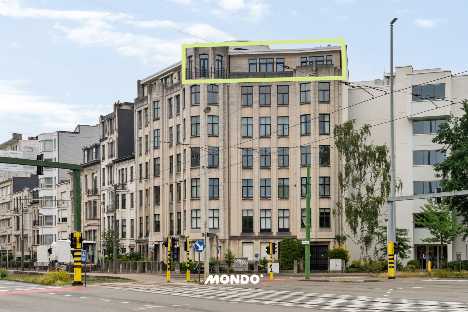 Luxe wonen: Penthouse met 3 SLK in Résidence la France, Antwerpen - foto 1