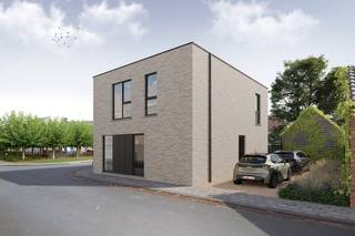 Moderne open bebouwing in een rustige, kindvriendelijke buurt in het centrum van Hamme.De woning biedt een ruime inkomhal met vestiaire en...