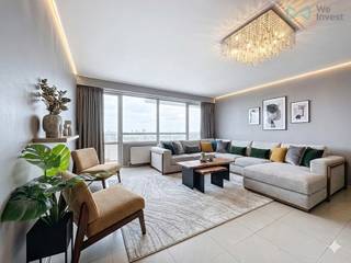 Info &amp; bezichtigingen: nathalie.p@weinvest.be | 02 315 77 22<br />We Invest biedt exclusief dit appartement met 2 slaapkamers aan, gelegen op de 22e verdieping van een gebouw met lift, aan de Louis Mettewie-laan 67 in Sint-Jans-Molenbeek. Met een woonoppervlakte van 96 m² beschikt het over een ruime woonkamer met toegang tot een terras van 8 m², een ingerichte keuken, een hal, twee slaapkamers, een badkamer, een apart toilet en een kelder.<br />Door de hoge ligging geniet het appartement van een vrij uitzicht over Brussel en omgeving, waardoor het de hele dag door mooi verlicht is. <br />De wijk is goed bereikbaar met het openbaar vervoer en via de snelwegen, met winkels, scholen en voorzieningen in de buurt, wat het een praktische locatie maakt voor het dagelijks leven, terwijl het toch dicht bij het stadscentrum ligt.​<br />EPB: D - 194 kWh/m²/jaar, CO₂-uitstoot: 38 kg.<br />Elektriciteit conform tot 2046.<br />Neem contact met ons op om een bezichtiging te regelen! Mis onze exclusieve aanbiedingen niet op WWW.WEINVEST.BE