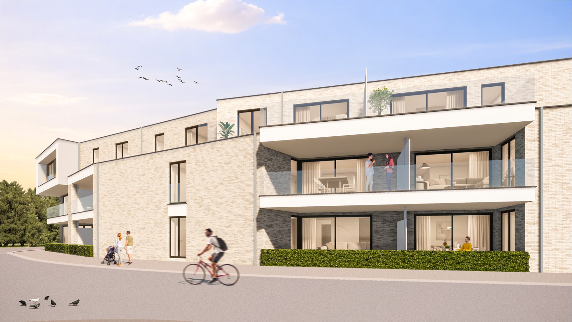 Penthouse (102 m²) met 2 slpk en ingesloten terras. - foto 5