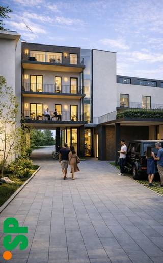 Volledig gerenoveerde triplex.<br /><br />Indeling Triplex 2:<br />Via de gemeenschappelijke trap of lift komt u binnen in de inkomhal met gastentoilet en die u tevens naadloos brengt tot de ruime leefruimte en zijn grote aansluitende keuken. de keuken brengt u tot het privatieve terras en de gemeenschappelijke tuin.<br />Op de 1e verdieping treffen we twee uitzonderlijk grote slaapkamers, een apart toilet en de badkamer. Op de 2e verdieping hebben we tot slot nog 3e slaapkamer en een grote zolder/ opslagruimte. <br /><br />Dankzij de grote raampartijen genieten we in elke ruimte van veel natuurlijk lichtinval.<br />Bij dit appartement kan men een privatieve staanplaats bij aankopen.<br /><br />Verkoop onder registratie - geen btw-stelsel.<br /><br />Wenst u meer info, contacteer IMMO SP op het nummer 014/51.95.00 of via caro@immosp.be